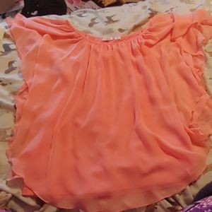 Peach women's blouse